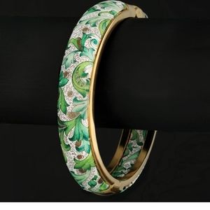 Stauer Florentina Verde Fiori Bangle/Bracelet